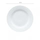 thumbnail image 4 of Set de 6 Platos Porcelana Borde Ancho 23 Cm Línea Padua, 4 of 4
