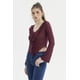 thumbnail image 2 of Polera Mujer Encaje Escote V Burdeo, 2 of 4