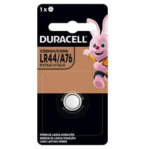 Duracell - Pila Tipo Boton Lr44 / 76A