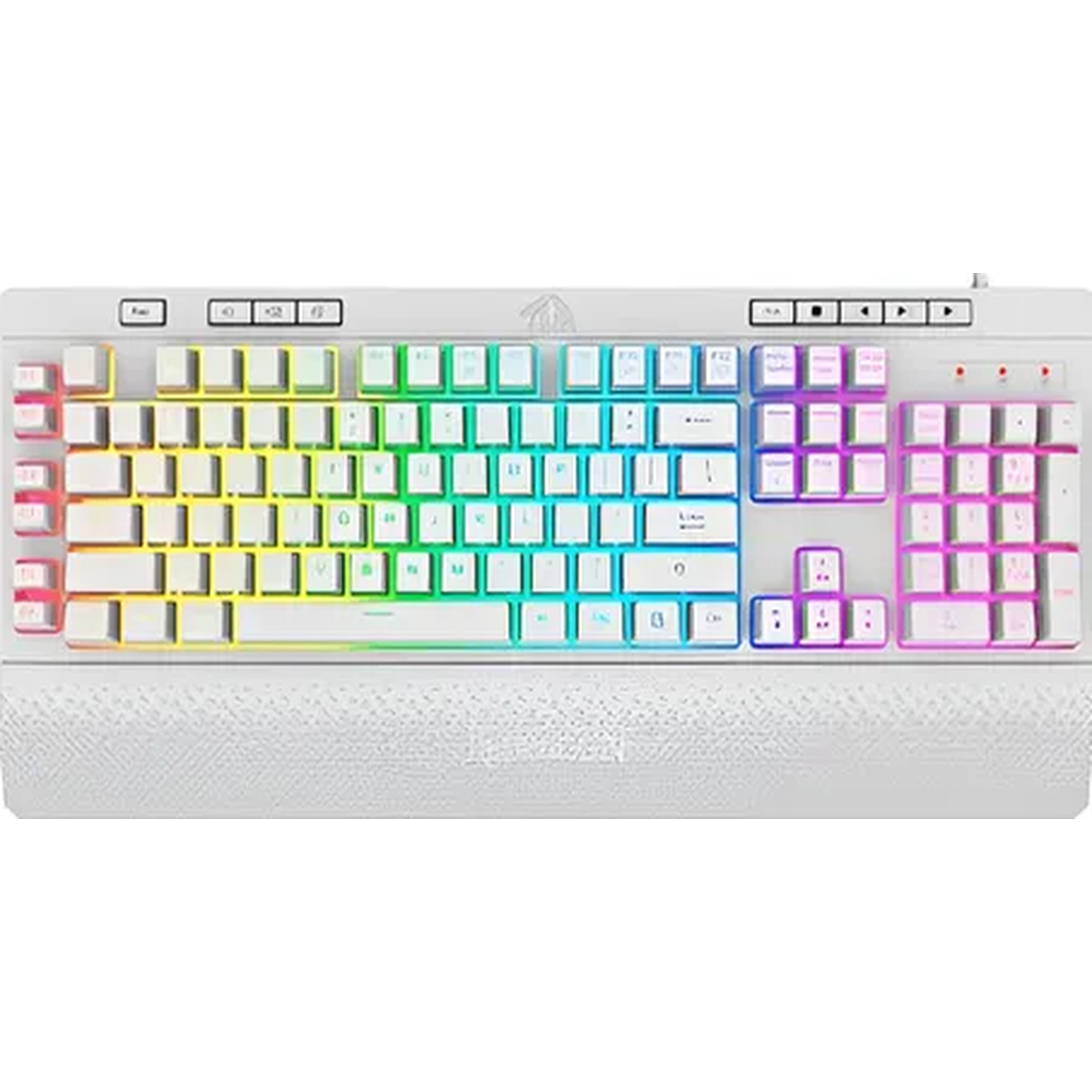 Genérico - Teclado Gamer Redragon Shiva K512w Rgb Blanco