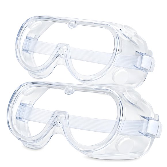 Gafas de Seguridad Green Spring Pack de 2 Anti-empañante para Usar Sobre Gafas