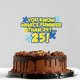 thumbnail image 3 of Suministros para fiestas de cumpleaños de 25 años de Cake Topper Pezutoi, 3 of 4