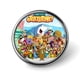 thumbnail image 1 of Jellystone-Theme Round Button Badge: Premium Metal Construction, Ideal for High-End Events 2.8 cm, 1 of 6
