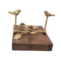 Bothyi - Servilletero De Café, Clip Portátil Elegante Para Servilletas, Para Cocina De Granja, Interior