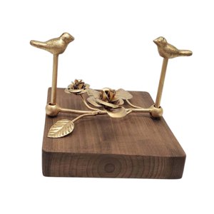 Bothyi - Servilletero De Café, Clip Portátil Elegante Para Servilletas, Para Cocina De Granja, Interior