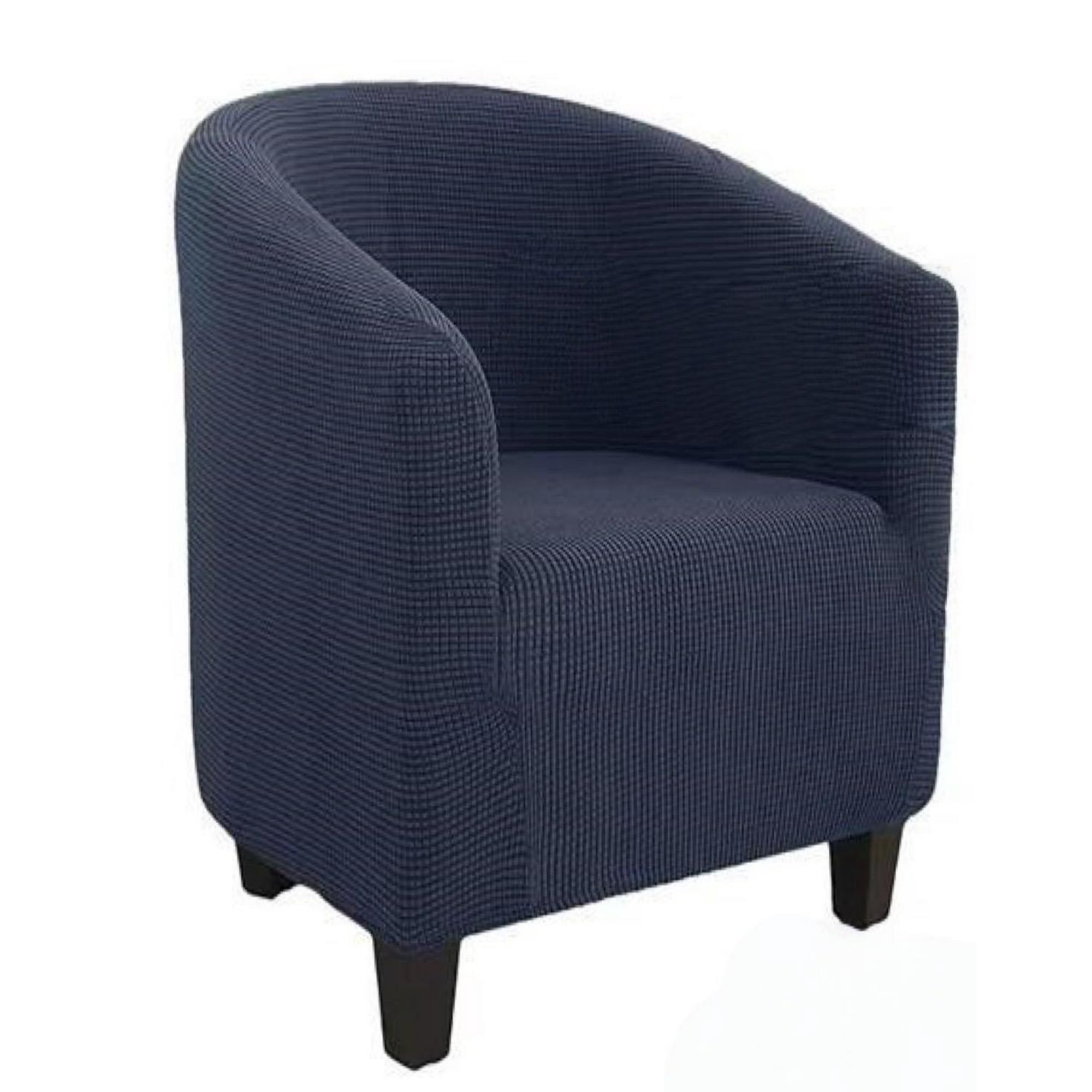 Genérico - Juego De 2 Fundas Poltrona Sofa Texturizada Ajustable Azul