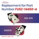 thumbnail image 2 of Conector de Terminal de Batería Negativa EDS 926-878 | Repuesto Exacto OEM para FU5Z-14450-A Ford Mustang (2015-2023) y Vehículos Similares | Aleación de Cobre Bañada en Estaño con Tuerca M6, 2 of 8