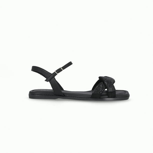 Sandalia Mujer Negro/Strass Gabi 93 Piccadilly