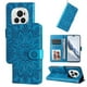 thumbnail image 4 of Funda tipo cartera FOXDOCK para Honor Magic 6 Pro , diseño girasol en relieve, cuero PU, cierre magnético, soporte y tarjetero, 4 of 5