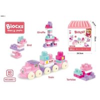 Genérico - Lego Set Bloques De Construcción Armables 80 Pcs Juego Niños