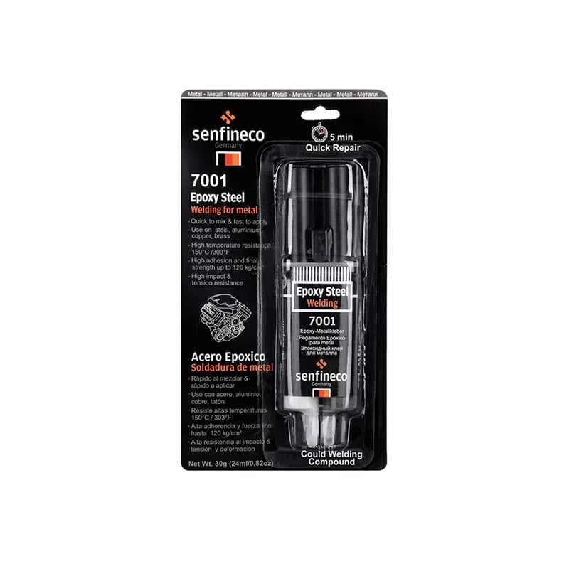 Acero Liquido 30 Gramos Epoxi Metalico Senfineco