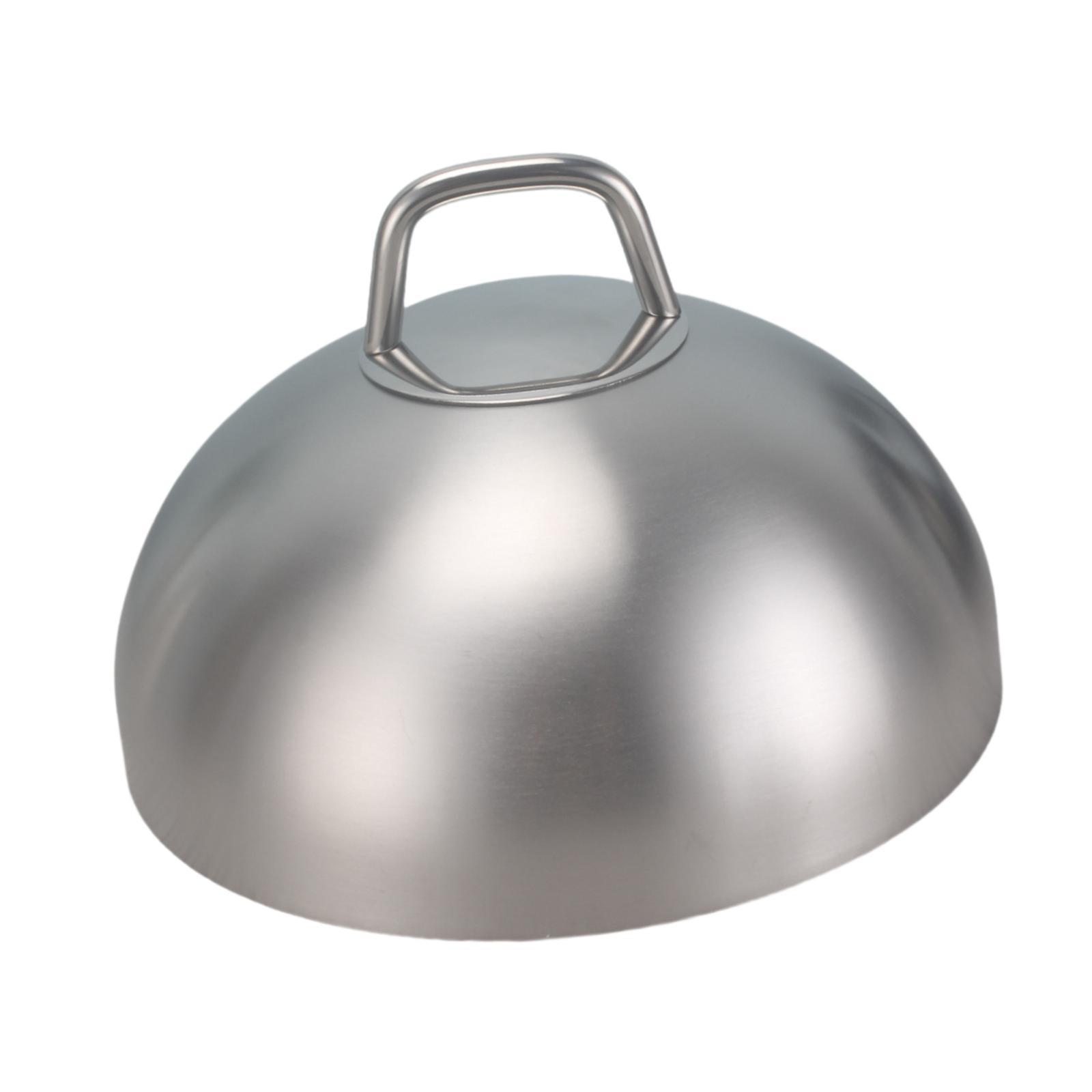 Magideal - Cubierta Para Hamburguesas, Accesorios Para Parrilla Con Asa, Versátiles, Cúpulas Para Parrilla, Tapa, Cúpula Para Derretir Queso Para Cocinar Sándwic Estilo D