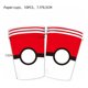 thumbnail image 1 of Pack 10 Vasos Formas Pokeball Cumpleaños Pokebola, 1 of 5