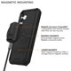 thumbnail image 4 of Funda Rokform para Galaxy S24 Plus, resistente, magnética, negra, 4 of 6