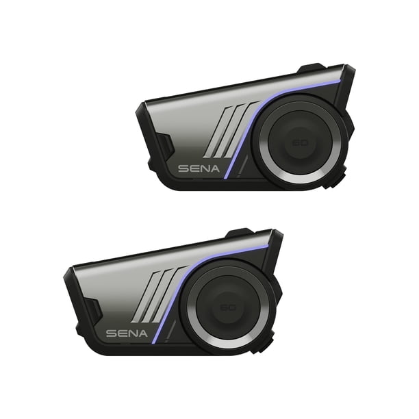 Auriculares de comunicación para motocicletas Sena 60S de segunda generación, paquete doble
