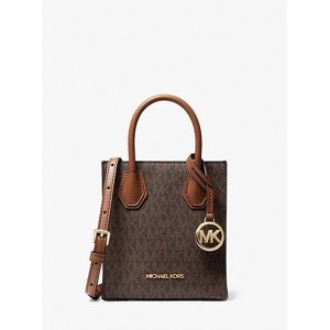 Cartera Michael Kors Crossbody De Lona Ajustable, Café