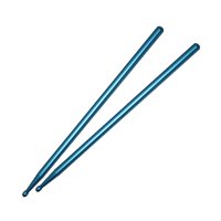 Magideal - 2X Baquetas De Aleación De Aluminio Para Ejercicios, Accesorios Para Instrumentos De Percusión, Baquetas De Metal Para Regalos, Ejercicios Para Niños Azul