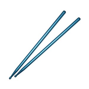Magideal - 2X Baquetas De Aleación De Aluminio Para Ejercicios, Accesorios Para Instrumentos De Percusión, Baquetas De Metal Para Regalos, Ejercicios Para Niños Azul