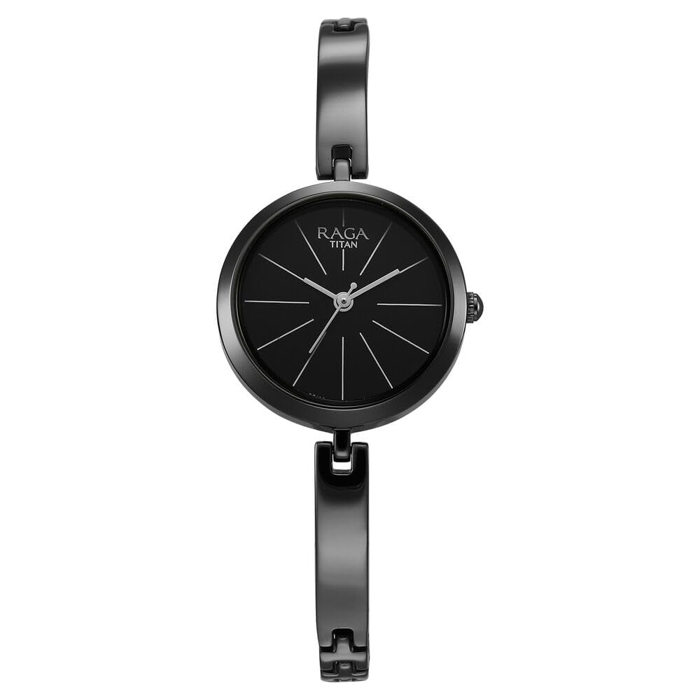 Reloj Titan Raga Viva Ns2606qm04 Con Correa Metálica Para Mujer