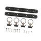 thumbnail image 1 of Control De Carga L Track Negro Para Remolques Utilitarios, Cajas De Camiones Y Motocicletas Con Cerradura, 1 of 5