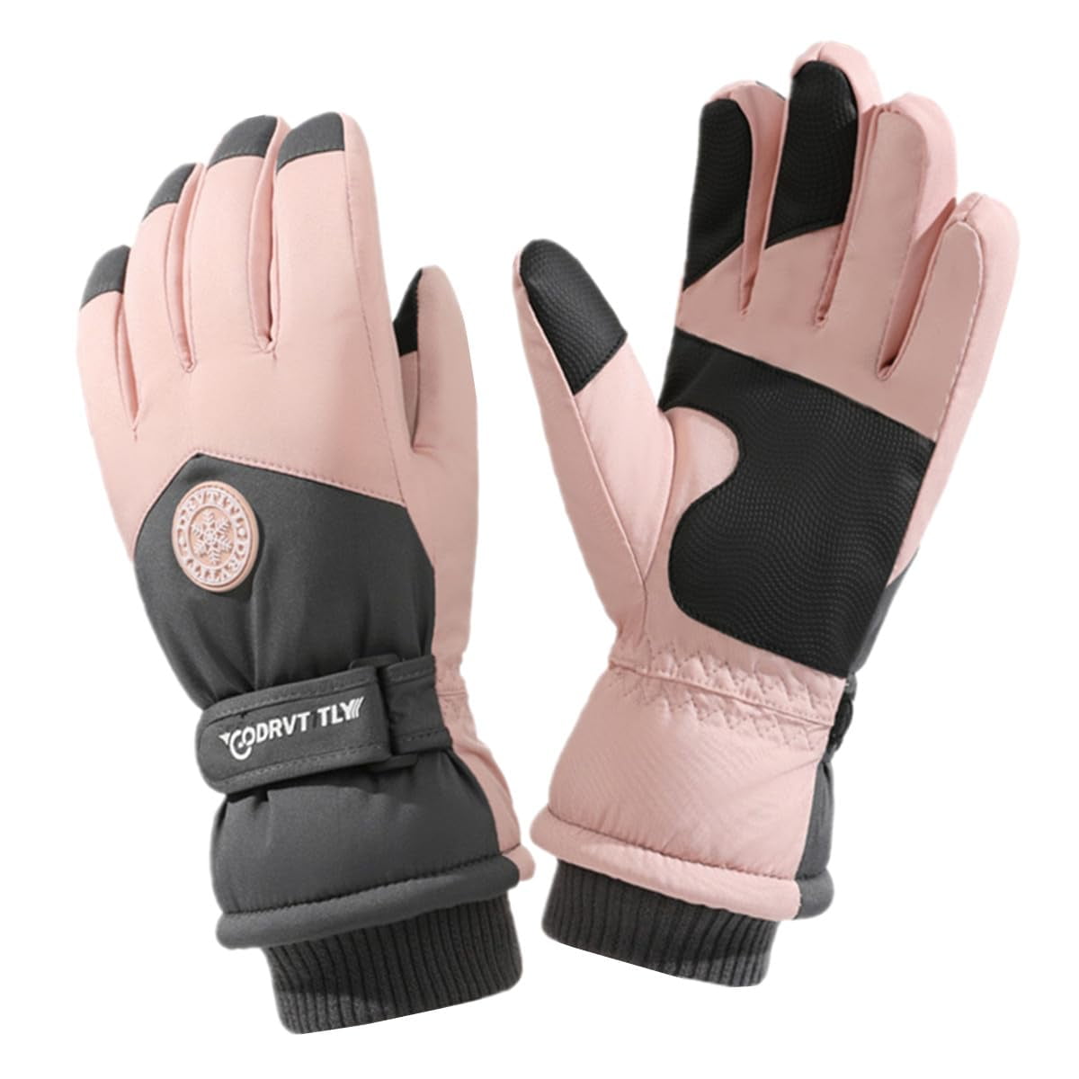 Malltradecl - Guantes Térmicos De Invierno Ski Nieve Adulto Color Rosa