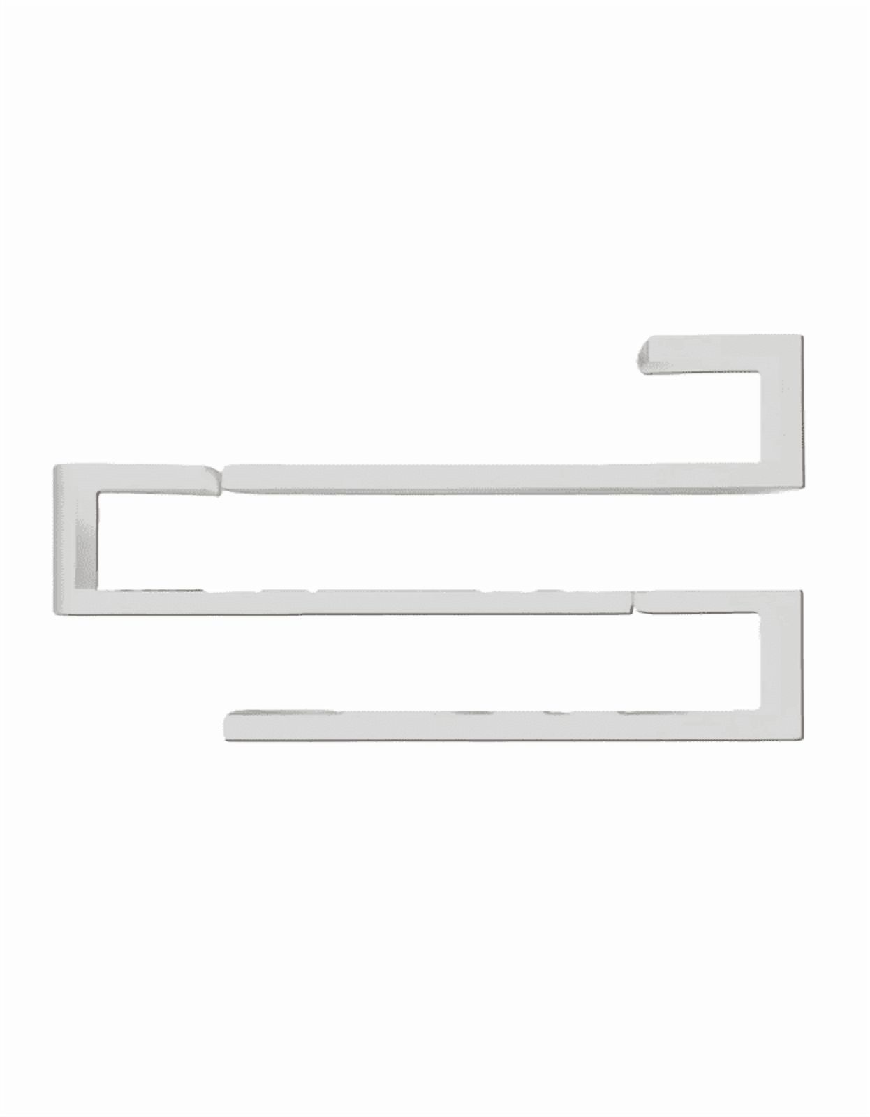 Genérico - Juego De Repisas Flotantes Modelo Culebra Blanco