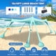 thumbnail image 2 of Carpa de playa Wabolay, refugio portátil para sombra, 3 x 3 m, UPF50+, 2 of 7