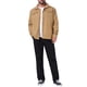 thumbnail image 2 of INSPIRE CHIC Chaqueta de Invierno para Hombre con Cuello, Botones al Frente, Forro de Felpa, Bolsillos, Chaqueta de Camionero M Caqui Oscuro, 2 of 6