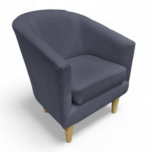 Mbc - Poltrona Murcia - Tela Lino Gris Oscuro