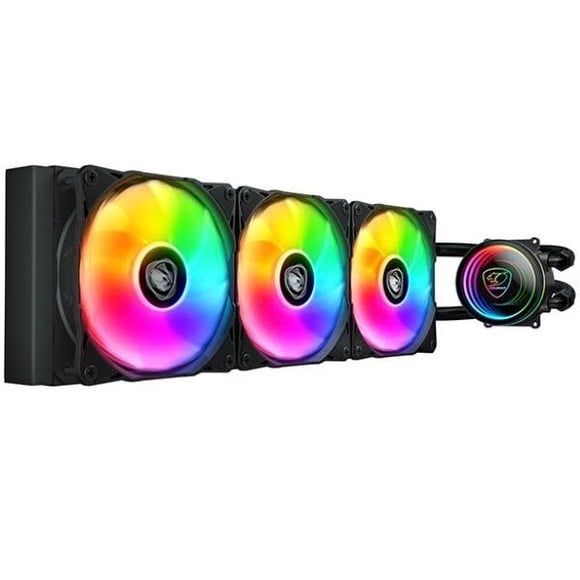 Refrigeración Líquida Cougar Poseidon Elite ARGB 360mm Black Compatible Intel y AMD