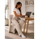 thumbnail image 3 of Pantalon De Buzo Recto 100 Algodon Estampar 240g Ajustable Beige Liso Xxs, 3 of 3