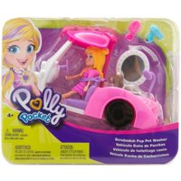 Genérico - Juguete Auto Baño Perritos Infantil Rosado Polly Pocket