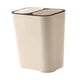 thumbnail image 3 of Separación Seca Y Húmeda Cubo De Basura Cubo De Almacenamiento De Basura Para Garaje, Dormitorio Beige, 3 of 5