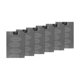 thumbnail image 5 of Pack 6 Individuales Nautica Home 45x30cm reversible hojas gris, 5 of 6