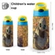thumbnail image 2 of El Robot Salvaje Botella de Agua con Tapa Pop Top de Un Toque, Acero Inoxidable, a Prueba de Fugas, para Deportes, Botella Infantil azul 12 oz, 2 of 6