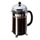 thumbnail image 4 of Cafetera de prensa francesa Bodum Chambord de acero inoxidable de 1,5 L, 4 of 4
