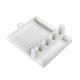 thumbnail image 3 of Descanso para Cucharas PP con Almohadilla para Goteo, Resistente al Calor, Soporte de Utensilios de Cocina, Blanco, 3 of 3