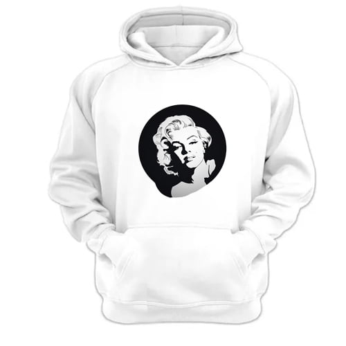 Genérico - Polerón Canguro Marilyn Blanco Talla Xs Unisex
