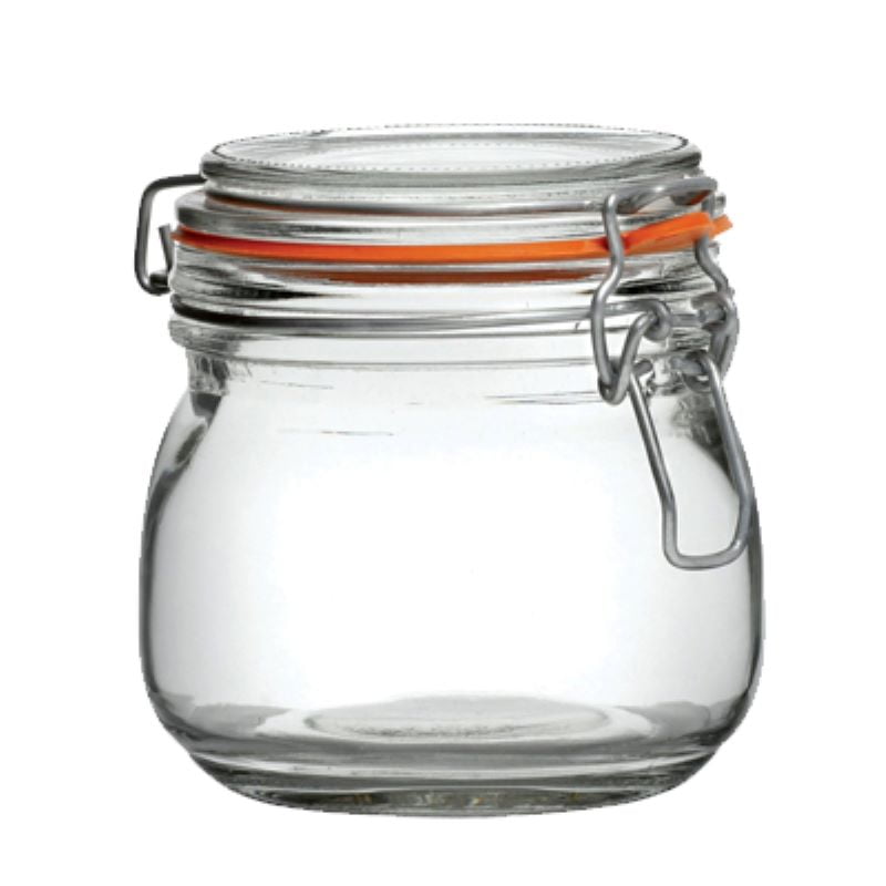 Utopia - Frasco Vidrio Tapa Hermética 500cc