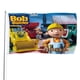 thumbnail image 1 of Bob el Constructor Bandera impresa con temática, regalo perfecto para fanáticos, amigos y familiares, y adecuada para actividades al aire libre e interiores, decoraciones de fiesta. 60*90CM, 1 of 6
