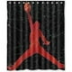 thumbnail image 1 of Cortina de ducha de baloncesto con ganchos, tamaño 60 x 72 pulgadas, 1 of 3