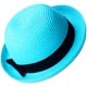 thumbnail image 1 of Sombrero Bombín para Mujer, Hombre, Sombrero de Verano, Sombrero para el Sol para Niñas, Gorras para Hombre, Sombrero para el Sol, Visera para Mujer, Sombrero de Pescador, Engarce, Viaje, Azul, 1 of 4