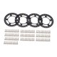 thumbnail image 4 of Llanta De Rueda De Coche Rc De 1 9 Piezas De Anillos Beadlock Para Scx10 90046 1 10 Coche Negro, 4 of 5