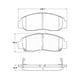 thumbnail image 2 of Pastillas Freno para auto Honda Civic 2011-2015 Delantero, 2 of 5