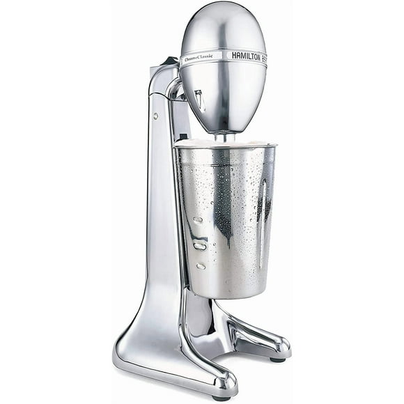 Licuadora de bebidas clásicas Hamilton Beach DrinkMaster 730C vaso mezclador de 28 oz cromo