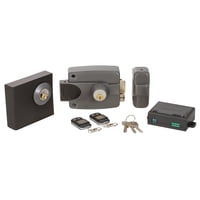 Kit Cerradura Eléctrica Poli 3010 Con Control Remoto