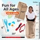 thumbnail image 3 of Set Field Day Games para 4 jugadores con saco de patatas, carrera de 3 patas, 3 of 7