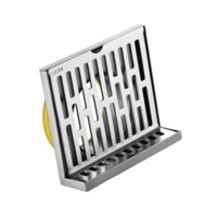 Magideal - Drenaje De Suelo Lateral De Pared, Drenaje Lateral, Ahorro De Espacio, Drenaje Horizontal De 90 Grados Para Tubería De Pvc Para Balcón, Baño Y Cocina. Para Tubería De 110 Mm