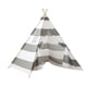 thumbnail image 1 of Carpa Tipi Niños Infantil 160 Cm Rayas Gris Decoración, 1 of 6