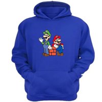 Genérico - Polerón Canguro Plomero Rojo Azul Talla Xl Unisex